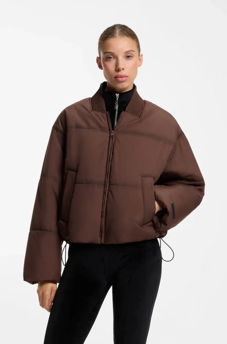Пуховик Hugo Boss oversize зі стьобаного полотна